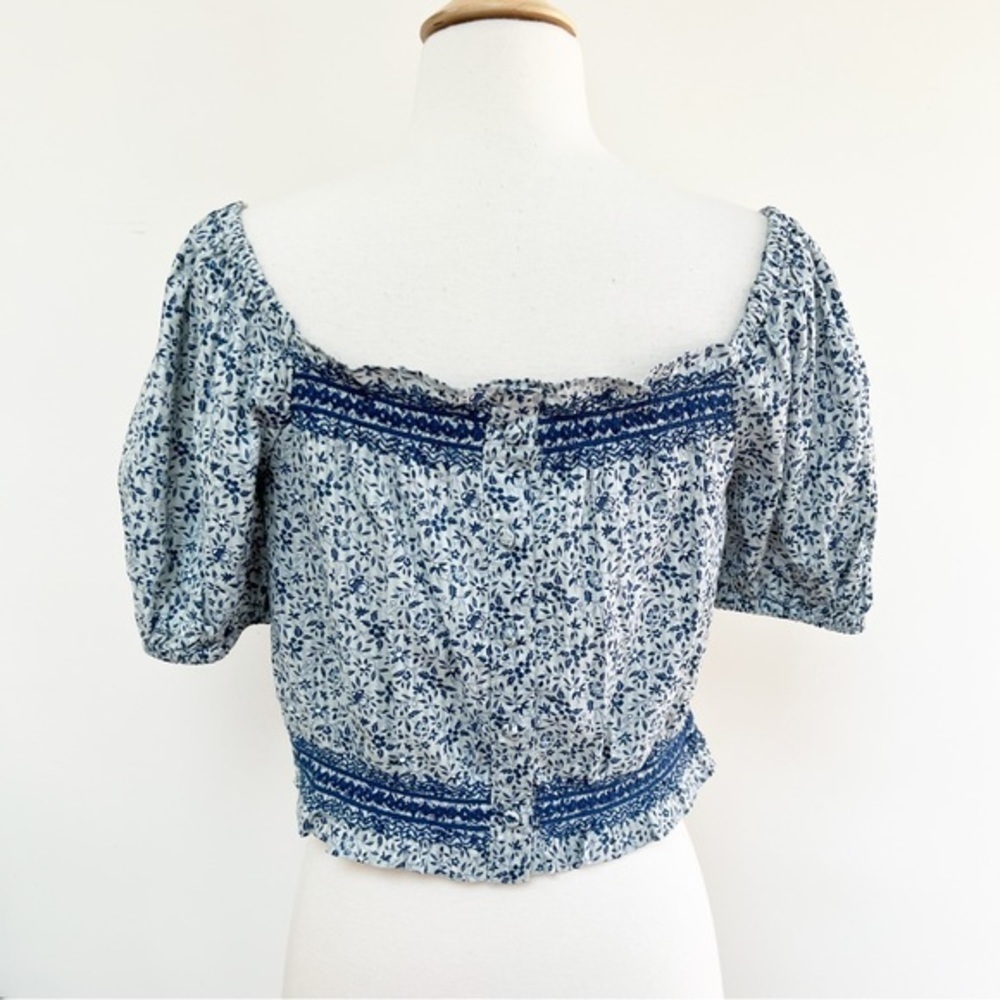 Madewell Jeanette Top in Florentine Floral. - Picture 7 of 12